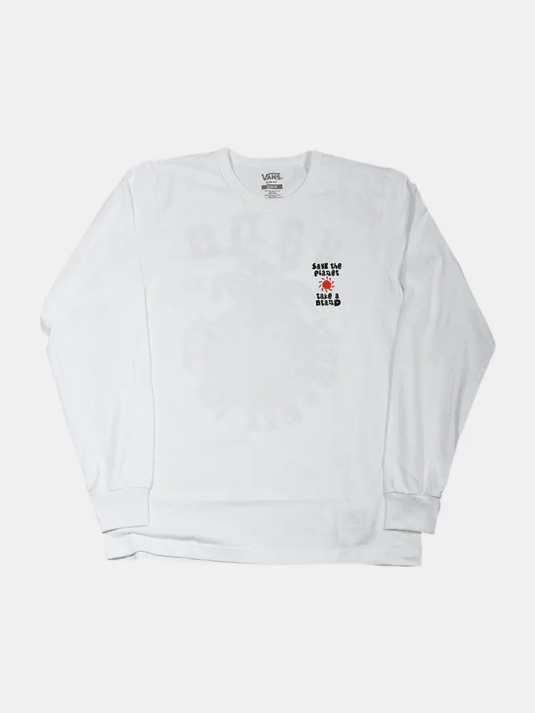 Vans Stand Off The Wall Long Sleeve - White