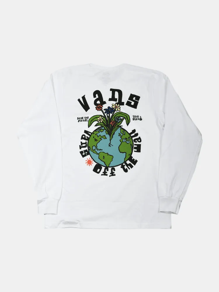 Vans Stand Off The Wall Long Sleeve - White