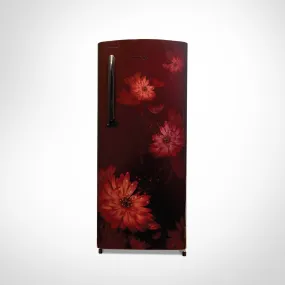 Voltas Beko 185 L, 3 Star, Single Door DC Refrigerator (Dahlia Wine)