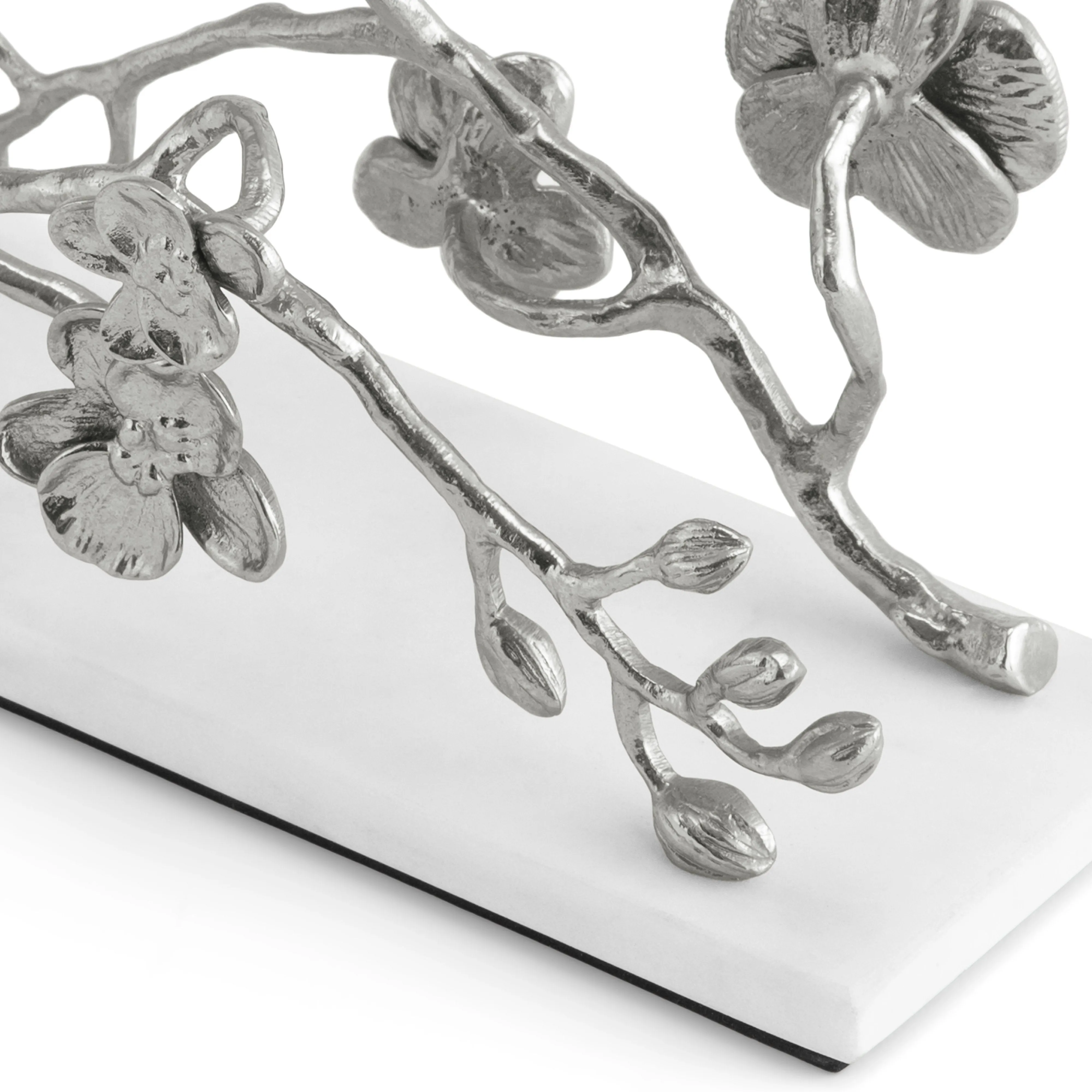 White Orchid Vertical Napkin Holder