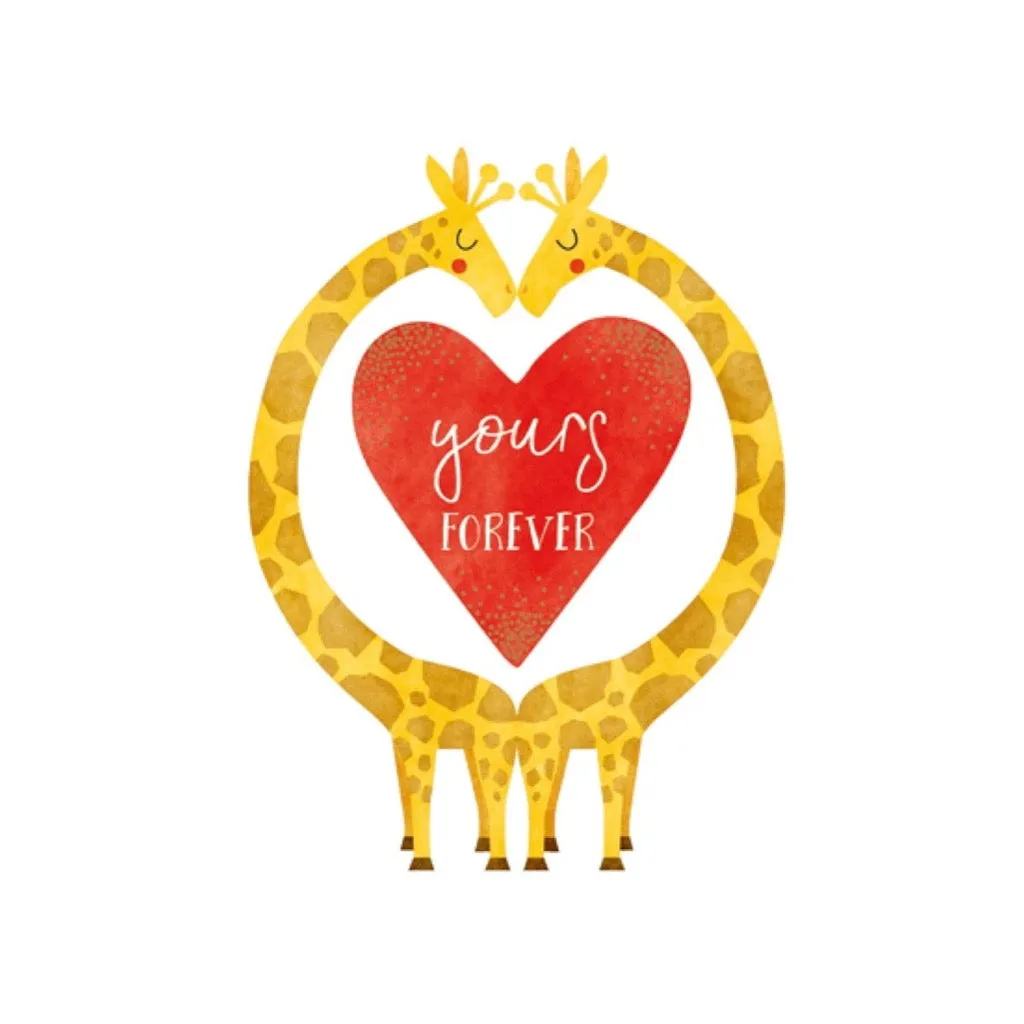 'Yours Forever' Valentine's Card